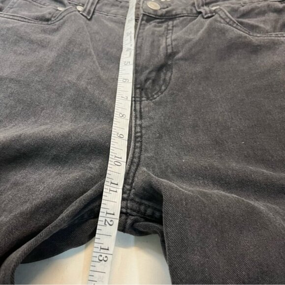 Refuge Denim High Waist Loose Fit Baggy Black Retro Jeans, size 5 - Picture 10 of 12